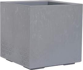 Pflanzkasten FARO Stone grau Betonoptik, 40 x 40 cm