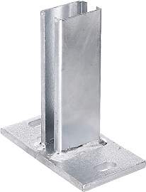 Pfostenträger ALBERTS, silber (silberfarben),