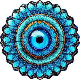 Phamouu Windspinner, 3D-drehbar, Edelstahl,