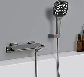 PHASAT Badewannenarmatur Wasserfall mit Handbrause 
