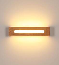 Pheashine LED Wandlampe Holz Moderne Wandleuchte