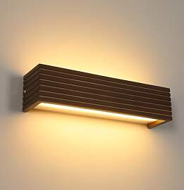 Pheashine LED Wandleuchte Innen Holz, 18W LED