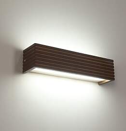 Pheashine Wandleuchte Innen Holz, 34CM Lange LED