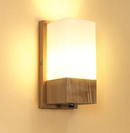 Pheashine Wandleuchte Innen Holz Vintage Wandlampe 