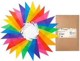 PHENO FLAGS Wimpelkette mit 7 Farben, 10m -