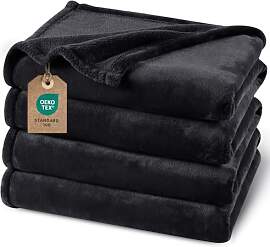 PHF Kuscheldecke Flauschig Fleecedecke 150x200cm - 