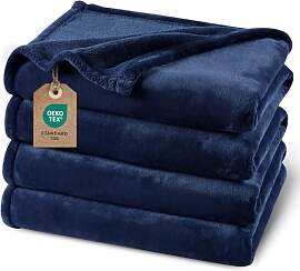 PHF Kuscheldecke Flauschig Fleecedecke 150x200cm - 