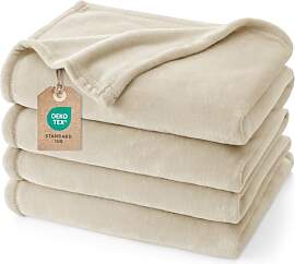 PHF Kuscheldecke Flauschig Fleecedecke 150x200cm - 