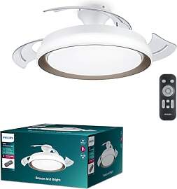 Philips Atlas Deckenventilator mit einziehbaren