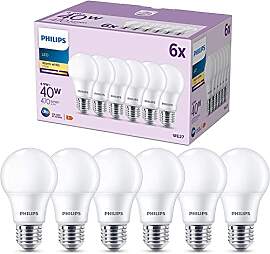 Philips Classic LED E27 Lampe, 40W, matt,