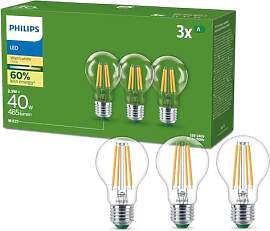 PHILIPS Classic ultraeffiziente E27 LED Lampe,
