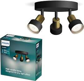 Philips Conduit LED 3er Spotleuchte auf runder