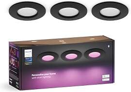 Philips Hue Smart Slim Einbauleuchte 3er Pack, 90