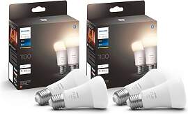 Philips Hue White E27 Lampe 4 Pack, 4x1055 lm,