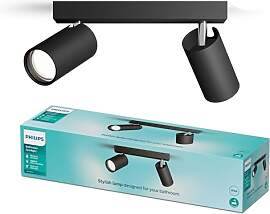 Philips Idris LED 2er Spotleuchte, GU10 Lampe