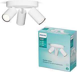 Philips Idris LED 3er Spotleuchte auf runder