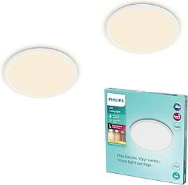 Philips LED Badezimmer Deckenleuchte Superslim (18 