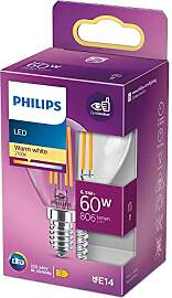 Philips LED Classic E14 Lampe (60 W), LED Lampe