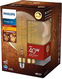 Philips LED Classic E27 Vintage Lampe, 40 W,