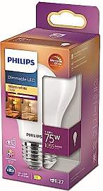 Philips LED Classic E27 WarmGlow Lampe, 75 W,
