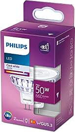 Philips LED Classic GU5.3 Lampe, 50 W, Reflektor,