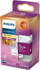 Philips LED Classic GU5.3 Lampe Warm Glow (35 W),