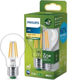 Philips LED Classic ultraeffiziente E27 Lampe (60