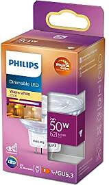 Philips LED classic WarmGlow Lampe, 50W, GU5.3,