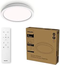 Philips LED-Deckenleuchte mit Fernbedienung, rund, 