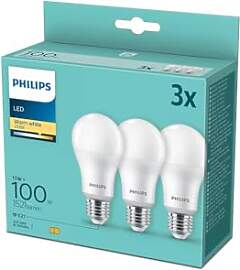 Philips LED E27 Lampe, 100W, A67, matt, warmweiß