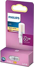 Philips LED Lampe 60W, G9, warmwei脽 (2700