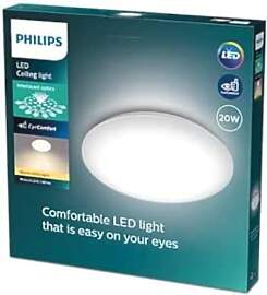 PHILIPS LED Moire Deckenleuchte (20 W), runde LED