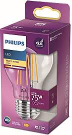 Philips LEDclassic Lampe 75W, E27, warmweiß (2700 
