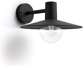 Philips myGarden Skua Wandleuchte, 42W, schwarz