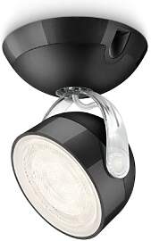 Philips myLiving LED Spot Dyna 1-flammig, schwarz