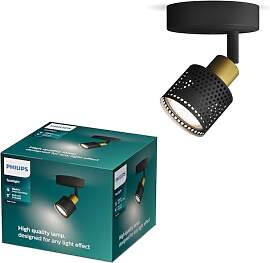 Philips Niall LED 1er Spotleuchte, GU10 Lampe