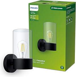 Philips Outdoor Flareon Wandleuchte rund, max.