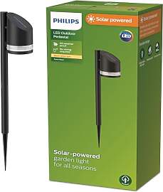 Philips Outdoor Solar Fyve Sockelleuchte Spiess