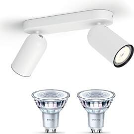 Philips Pongee Aufbaustrahler (Weiß) - Warmweiß