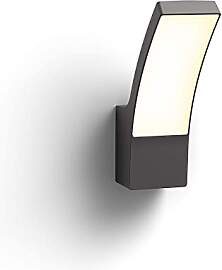 PHILIPS Splay LED Wandl 12W 27K IP44 Anthr,