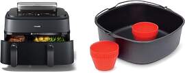Philips Steam Airfryer 5000 Series Dual Basket 9L