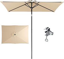 PHI VILLA 210x140x220cm Sonnenschirm Eckig mit