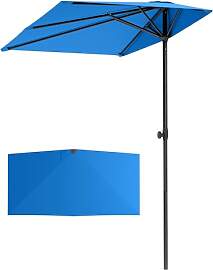 PHI VILLA 250x130cm Halber Sonnenschirm