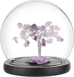PH PandaHall Glas-Display-Kuppel-Cloche, 13.5cm