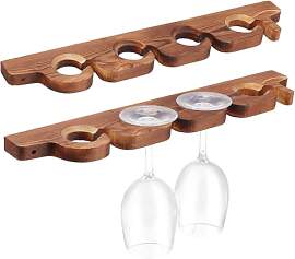 PH PandaHall Weinglashalter aus Holz, zum