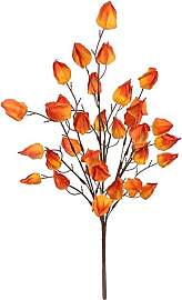 Physalis Busch künstlich 52 cm Lampion Herbstlich 