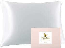 PiccoCasa 22 Momme 100% Seide Kissenbezug Haar-