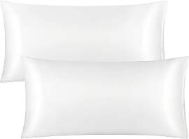 PiccoCasa Kissenbezug Satin Kopfkissenbezug