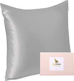 PiccoCasa Seide Kissenbezug 40x40