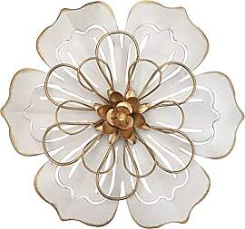 Picfarce Metallblumen-Wandkunst, 24.1 cm,